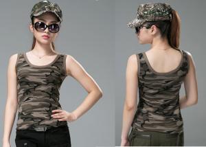China Comfortable Army Military Dress Uniforms , Sex Womens Camo Vest wholesale