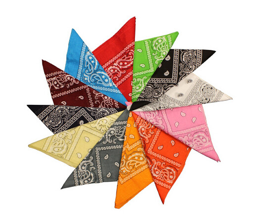 China Colourful 12 Pack of Paisley Patterned Bandanas Neck Scarfs, Head wholesale