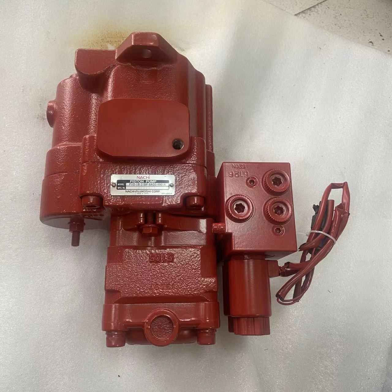 Buy cheap Nachi PVD-1B-31BP-8AG5-4901A hydraulic piston pump/main pump with solenoid valve from wholesalers