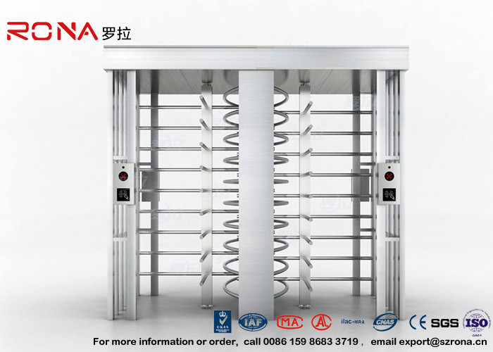 China Security Controlled Full height Turnstile Security Gates Rapid Identification with Double Door with RFID Card wholesale