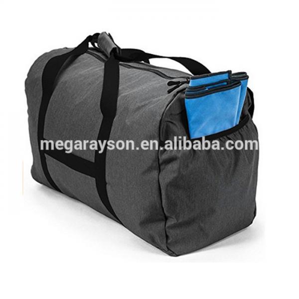 Travel Duffle Sports Bag for Men and Women with Shoe Pouch