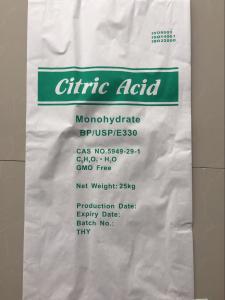 China Citric Acid Monohydrate BP/USP/E330/ISO22000 wholesale
