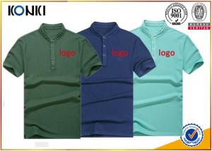China Men'S Navy Color Personalized Polo Shirts Stand Collar Fashion T - Shirt wholesale