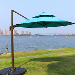 China Beach Aluminium Alloy Pole 3*3m Waterproof Sunbrella wholesale