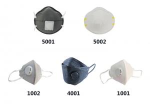 China Anti Pollution Mouth Protection Mask , N95 Protective Mask Pm 2.5 Filter Valve  White wholesale