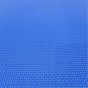 China Woven PVC Furniture Fabric , Polyester Vinyl Mesh Fabric Garden Furniture Use wholesale