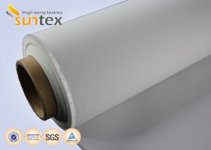 China Heat And Cold Resistant PU Coated Fiberglass Fabric 0.41mm For Air Distribution Ducts M0 wholesale
