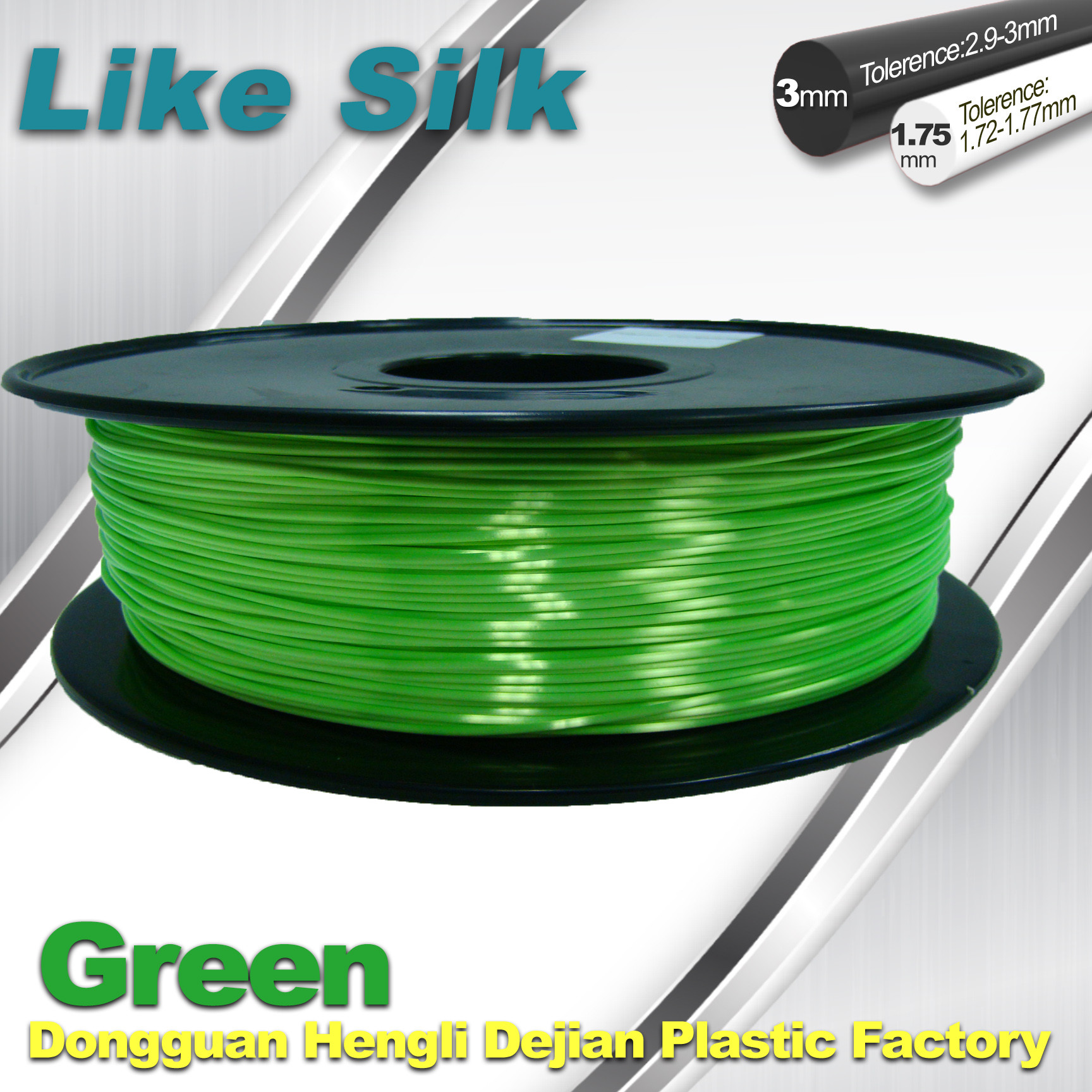 China Polymer Composites 3D Abs Printer Filament Imitation Silk  Filament Easy Stripping wholesale