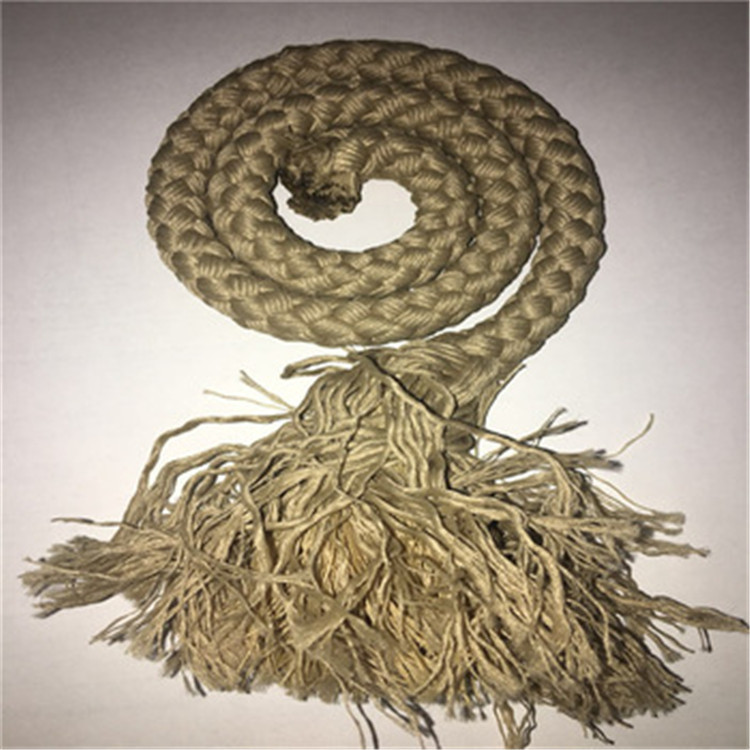 China Brown Braided Polyester Rope With PE Rattan Webbing Hot Resistant wholesale