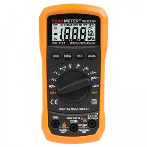 China Specialize Smart Automotive Digital Multimeter DC9V 6F22 Battery With NCV Function wholesale