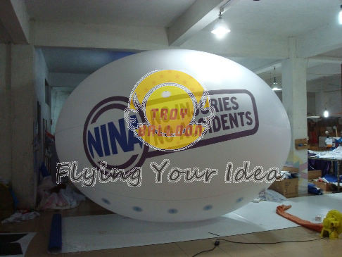 China Huge Two sides digital printed Oval Balloon with Good Elastic for Outdoor Advertising wholesale