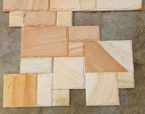 China Multicolor Sandstone Mushroom Face Wall Cladding,Sandstone Wall Tiles,Sandstone Wall Panels wholesale