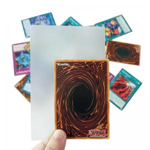 China PP Clear Matte 80 X 120 Card Sleeves For Dixit Mysterium Game Card wholesale