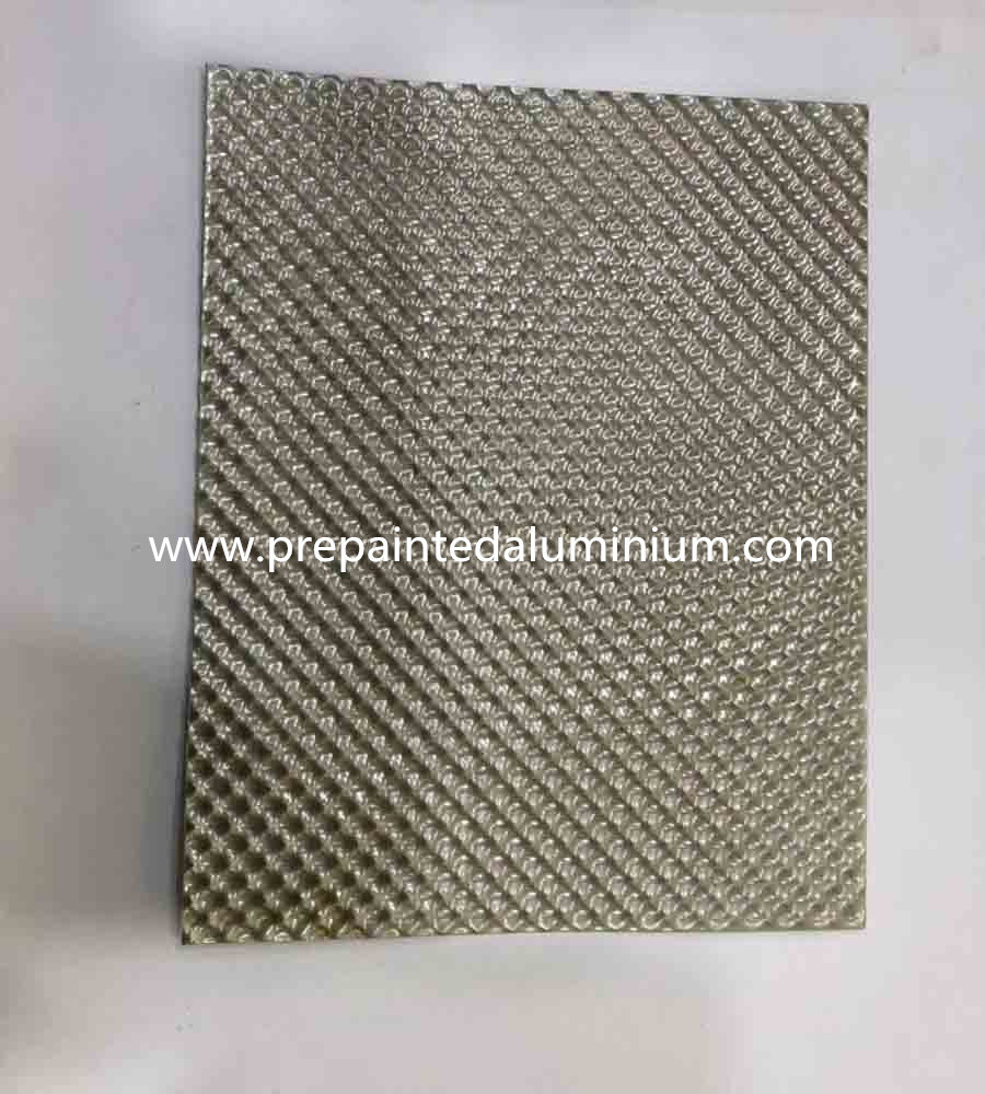 China Alloy 1060 Diamond pattern embossed aluminum sheet used for Decoration wholesale