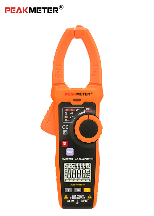 China High Accuracy Digital Clamp Meter Multimeter Overload Protection Low Battery Indications wholesale