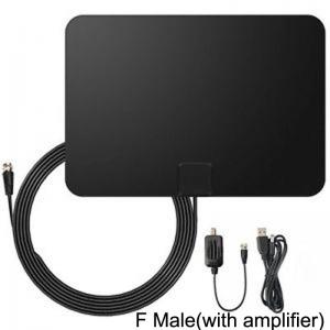 China Black ABS USB HDTV ANTENNA WITH AMPLIFIER SIGNAL BOOSTER INDOOR wholesale