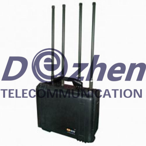 China Remote Controlled Radio Frequency Jammer High Power Military Cell Phone Blocking Device wholesale
