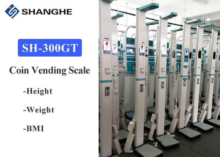 China Health Checkup Analyzer Pharmacy Ultrasonic Height And Weight Machine wholesale