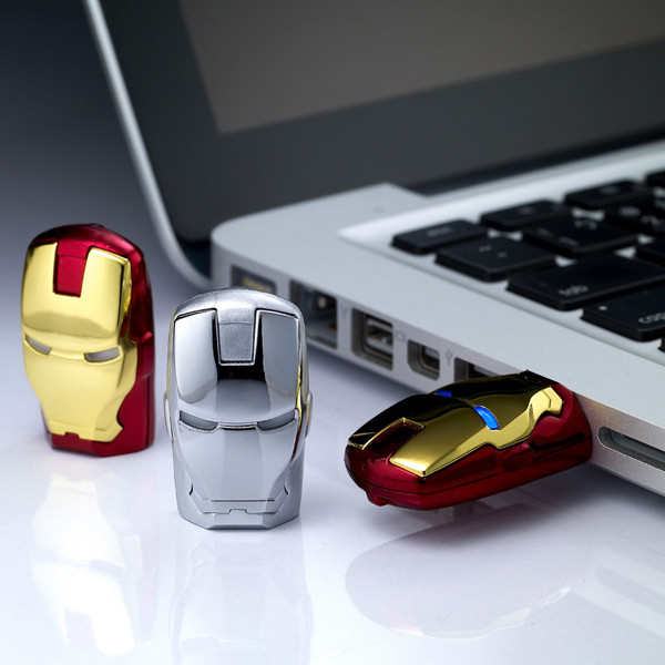 China New Design Low Price USB Avengers, the Iron Man Metal USB Flash Drive wholesale
