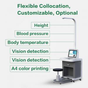 China body fat machine height weight and blood pressure body composition monitor health check up kiosk wholesale