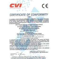 Shenzhen HSGN Machinery & Electrical Technology Co., Ltd. Certifications
