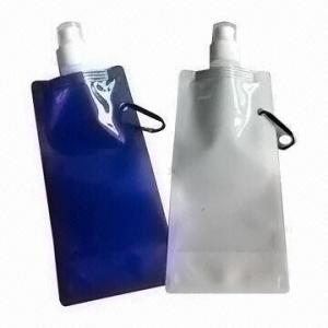 China Collapsible and Foldable Water Drinking Bottle, Made of Eco-friendly Material wholesale