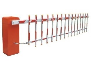 China High Strength 4.5m Articulated Aluminum Alloy Push Button Tubular Barrier Gate for Army wholesale