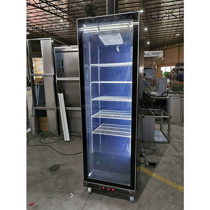 China 1 Door 500L Convenience Store Display Cooler For Dairy wholesale