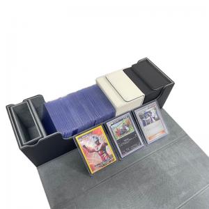 China Super Large 400+ MTG Trading Deck Card Box With Dice Tray PU Leather wholesale