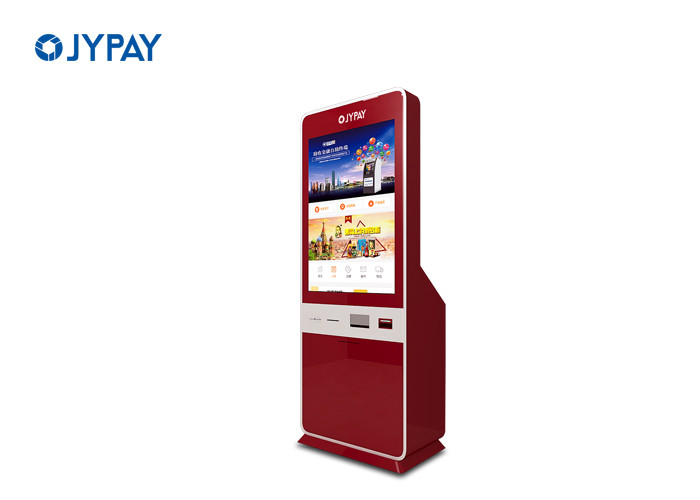 China High Safety 32 Inch Touch Screen Kiosk , Cost - Effective Bill Acceptor Kiosk wholesale