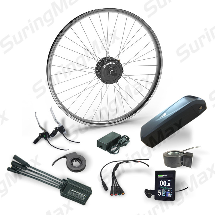 China Assembly Parts Electric Road Bike Kit 36v 250w Front / Rear Geared Motor wholesale
