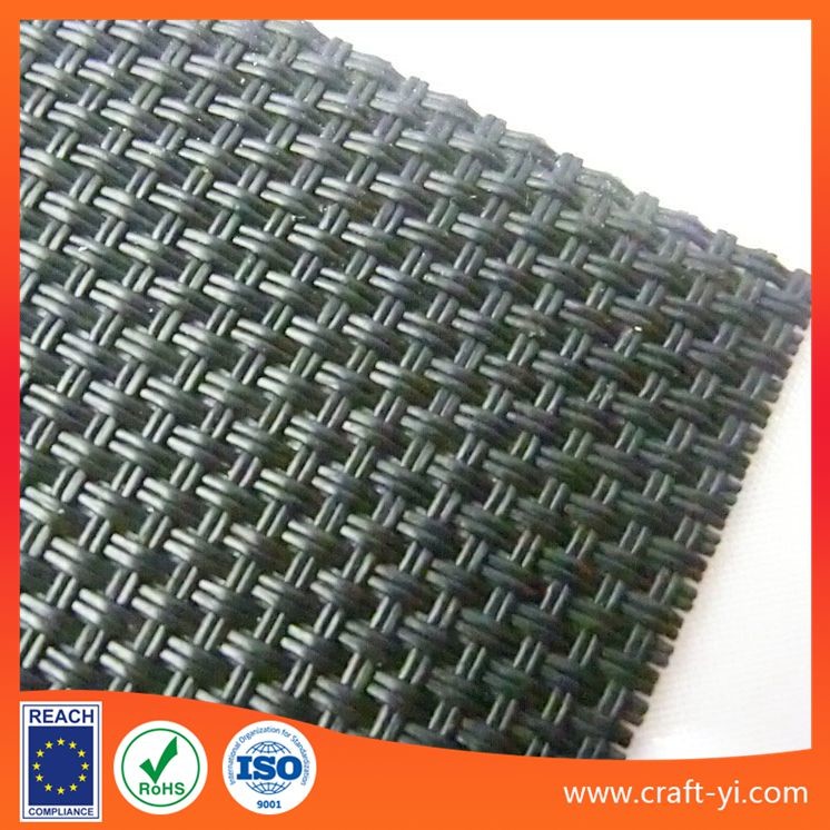 China Black color solar sun shade fabric Textilene solar screens wholesale