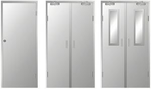 China high quality 2 hour fire rated steel hospital fire door wholesale