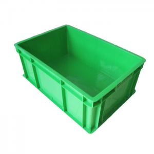 China EU standard custom food grade non-toxic plastic folding work crate container boxes wholesale