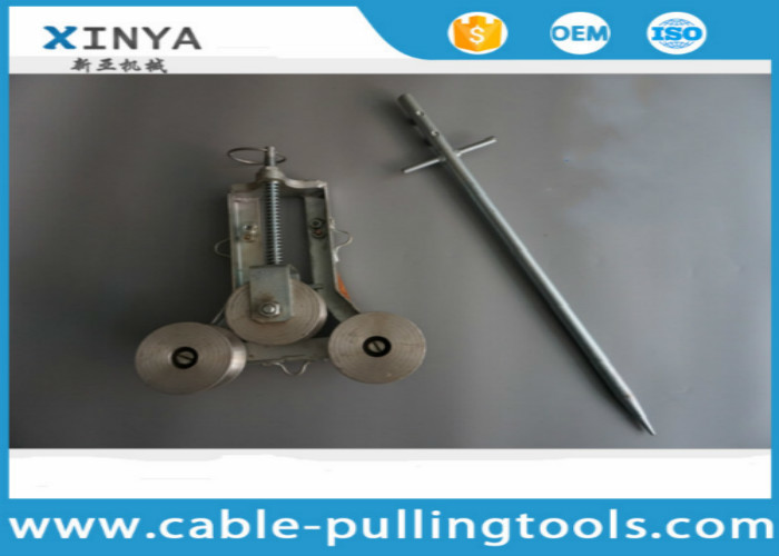 China SJL-100 Cable Pulling Tools , Casting Aluminum Grounding Pulley wholesale