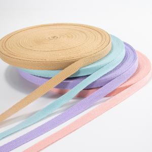 China Eco-Friendly Cotton Twill Tape 50 Yards Herringbone Webbing Tape For Clothing Sewing 1CM wholesale