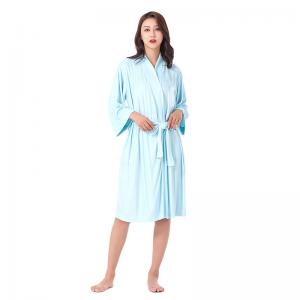 China Home Bathrobe Custom Womens Clothing , Cotton Terry Cloth Pj Set wholesale