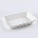 24oz Eco-friendly Disposable Biodegradable Sugarcane Bagasse Tray