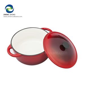 China 2.6 Quart Enameled Cast Iron Casserole wholesale