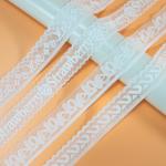 Fashionable Vintage Floral Embroidery Eyelet Cotton Lace Fabric Trims