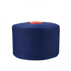 China 12/1 20/1 30/1 Carded Cotton Polyester Blended Regenerated Yarn Color Recycled Towel Cotton Yarn For Weaving wholesale