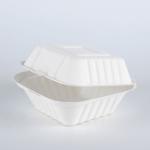 Eco Friendly 6 Inch X 6inch Biodegradable Disposable Bowl Sugarcane Hamburg Box