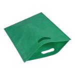 Low Price Wholesale Custom Logo Eco-Friendly D-Cut Non Woven Flat Bag