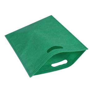 China Low Price Wholesale Custom Logo Eco-Friendly D-Cut Non Woven Flat Bag wholesale