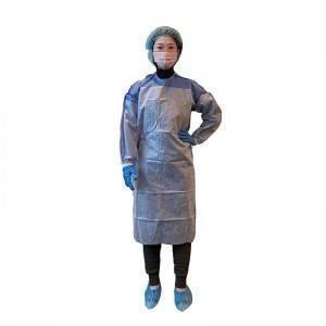 China Tear Resistant Disposable Protective Clothing Standard Sms Isolation Gown wholesale