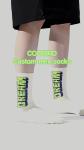 Wholesale men quick sport sock women custom logo barnded high quality anti slip