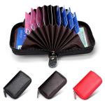 Wallet High-quality First Layer Cowhide Rfid Anti-theft Card Bag Leather Card