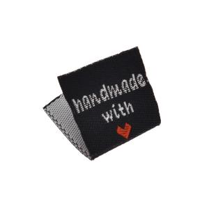 China Custom Garment Heat Cut Clothing Woven Label For Clothes Neck In Satin wholesale