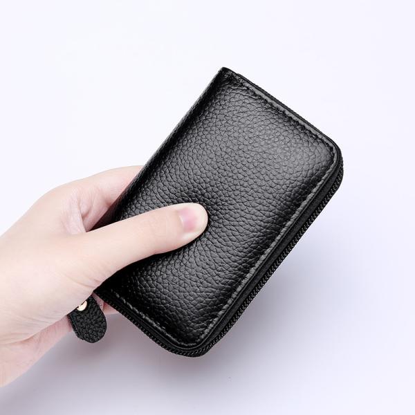 Wallet High-quality First Layer Cowhide Rfid Anti-theft Card Bag Leather Card