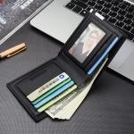 Wallet Men's Short Iron Edge Korean Youth Men's Horizontal Wallet Trend Card